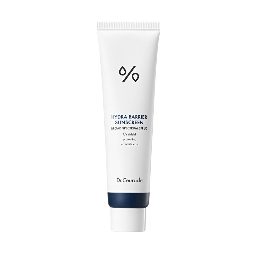 Dr. Ceuracle Hydra Barrier Sunscreen 50ml - Зволожувальний сонцезахисний крем на основі фізичних фільтрів Dr. Ceuracle Hydra Barrier Sunscreen 50ml - Зволожувальний сонцезахисний крем на основі фізичних фільтрів